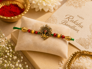 Ganesha Beaded Rakhi
