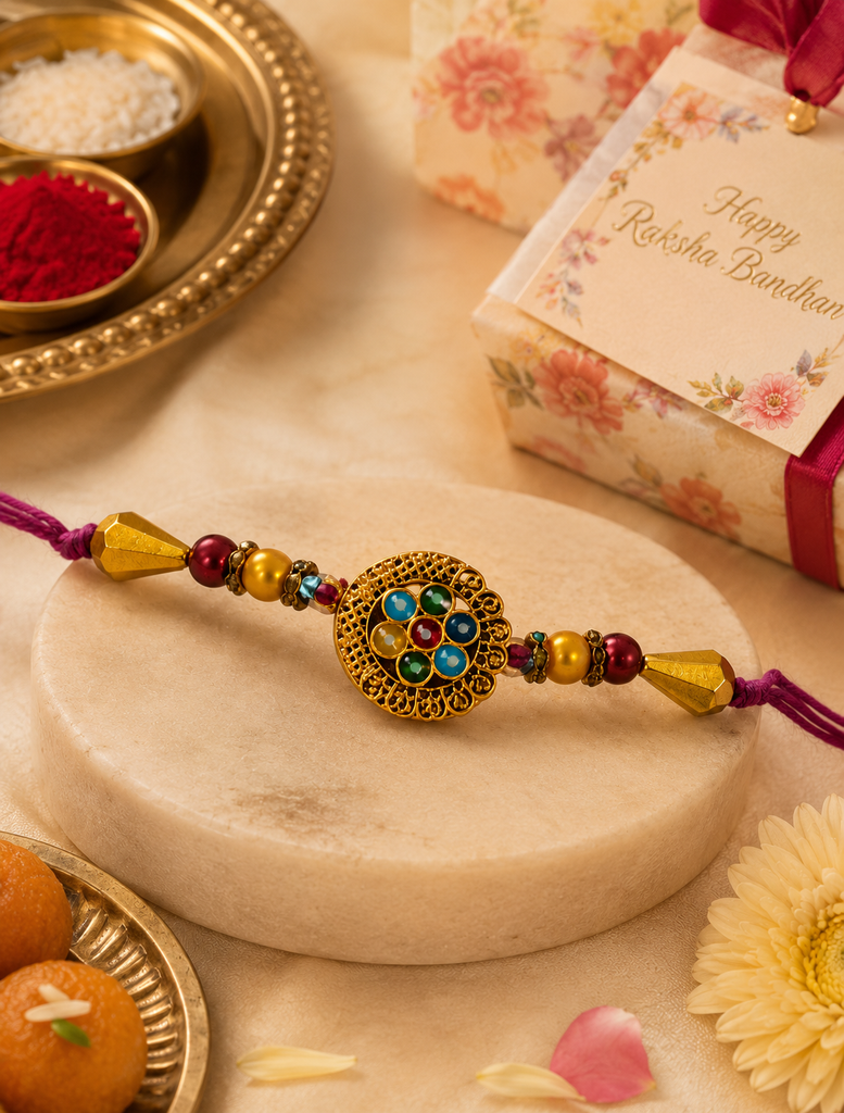 Royal Navratna Rakhi