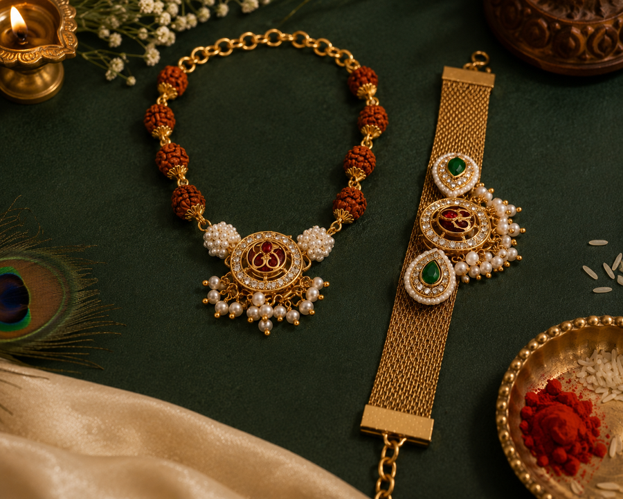 Sacred Festive Rakhi Combo