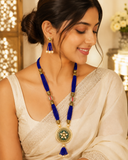 Royal Blue Beaded Set