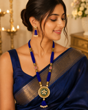 Royal Blue Beaded Set