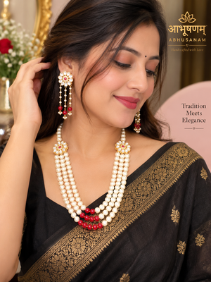 Royal Pearl Floral Set