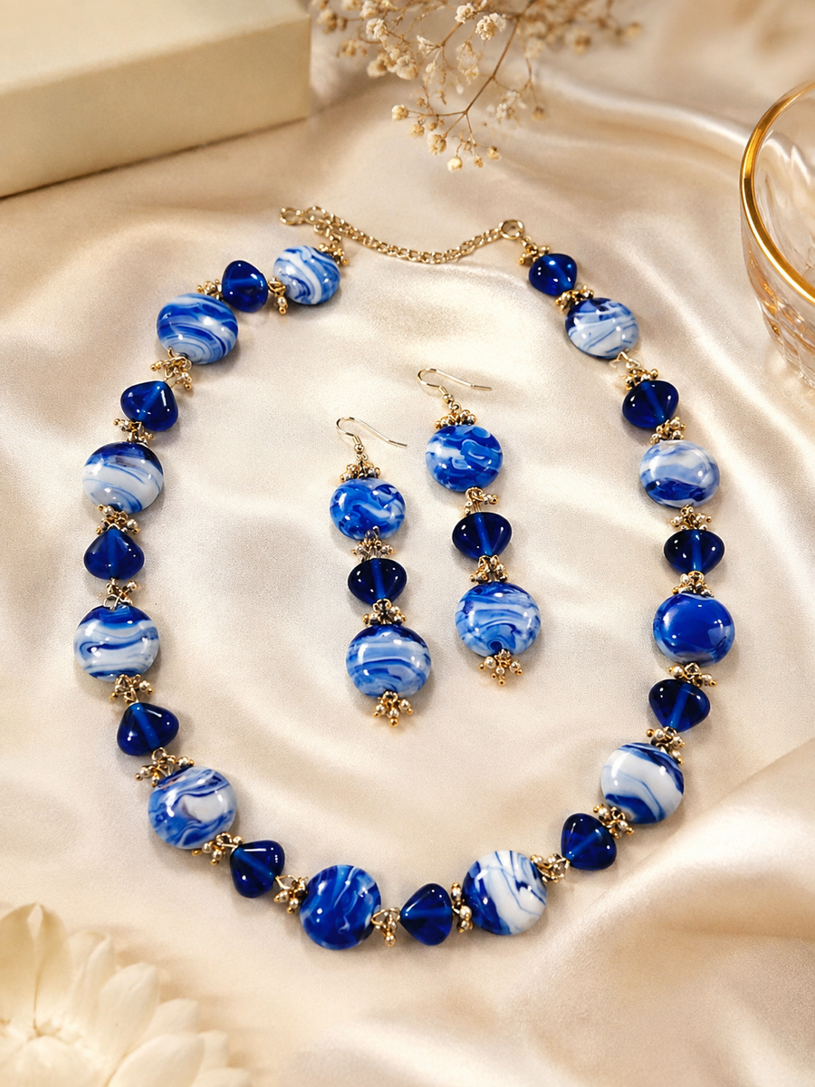Ocean Marble Bead