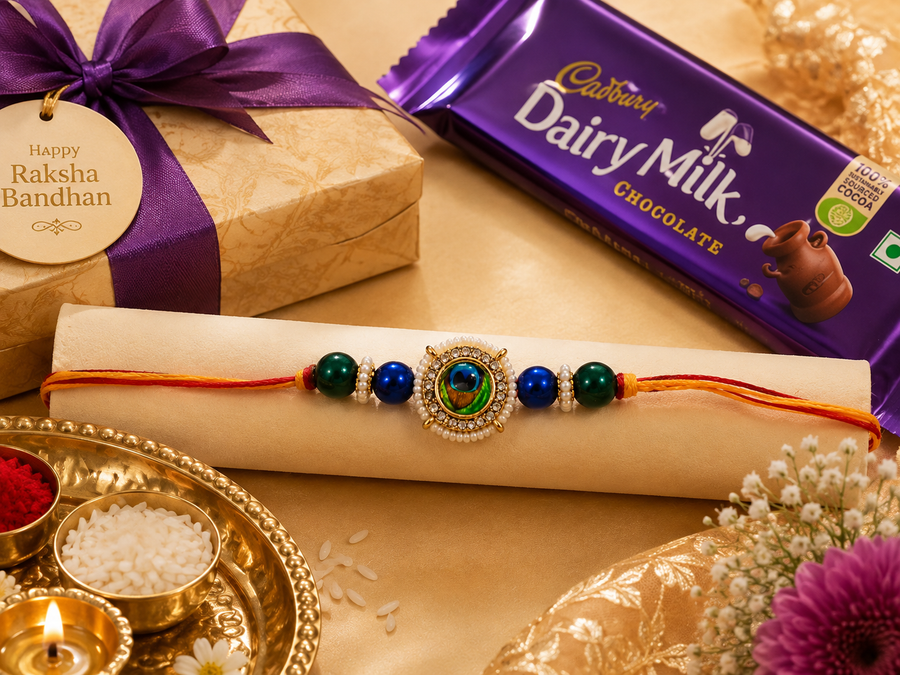 Royal Peacock Rakhi