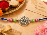 Silver Blossom Rakhi