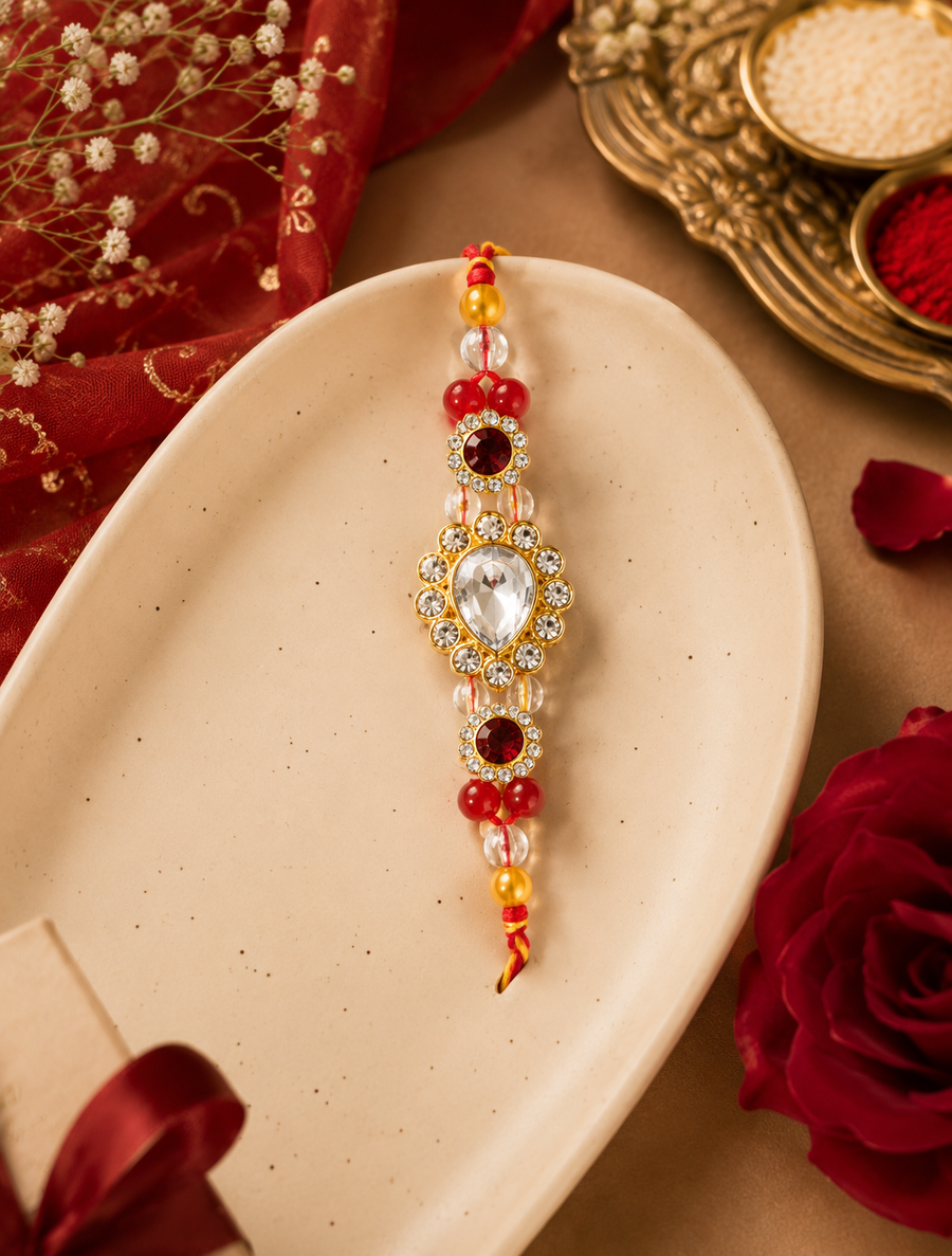 Royal Crystal Rakhi