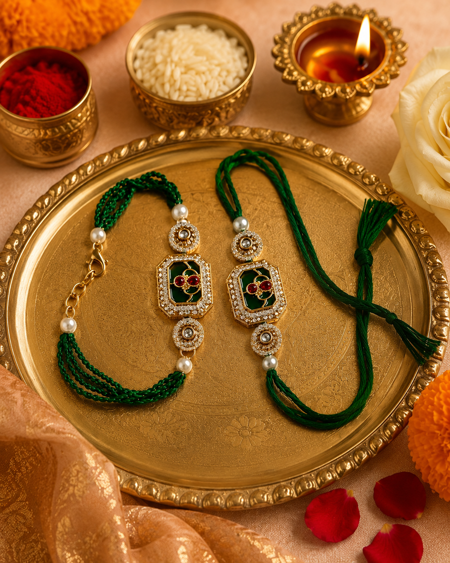Luxury Bhai Bhabhi Rakhi