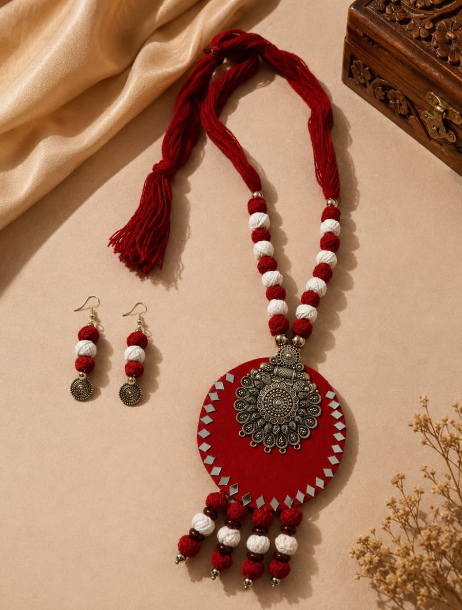 Crimson Heritage Necklace Set